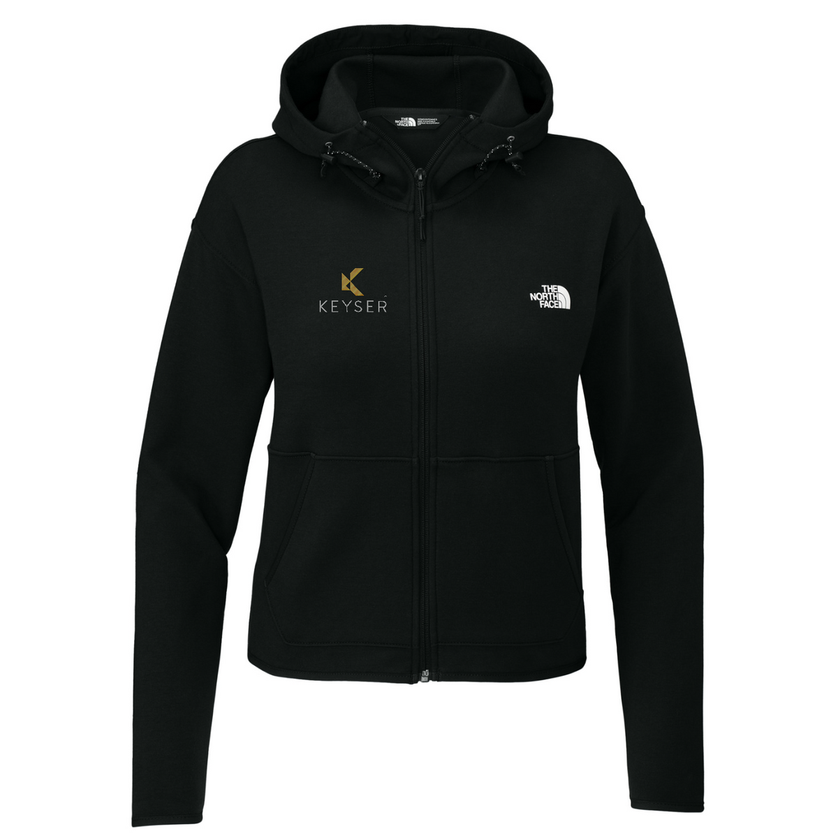 The North Face Women's Double-Knit Full-Zip Hoodie — TNF Black