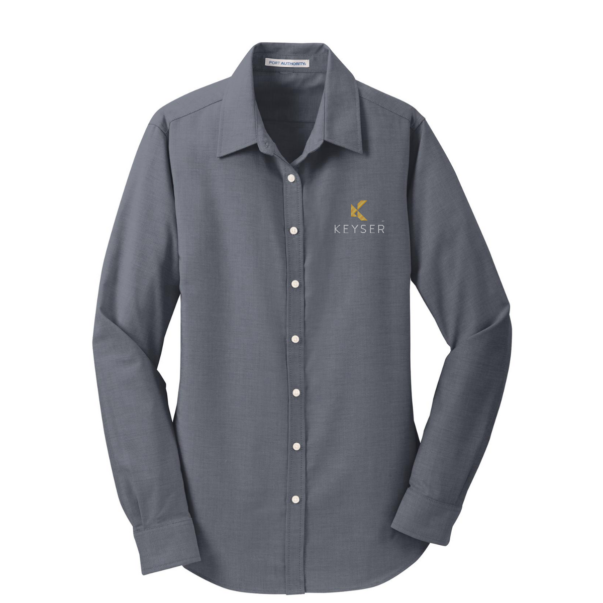 Port Authority Women's SuperPro Oxford Shirt — Black