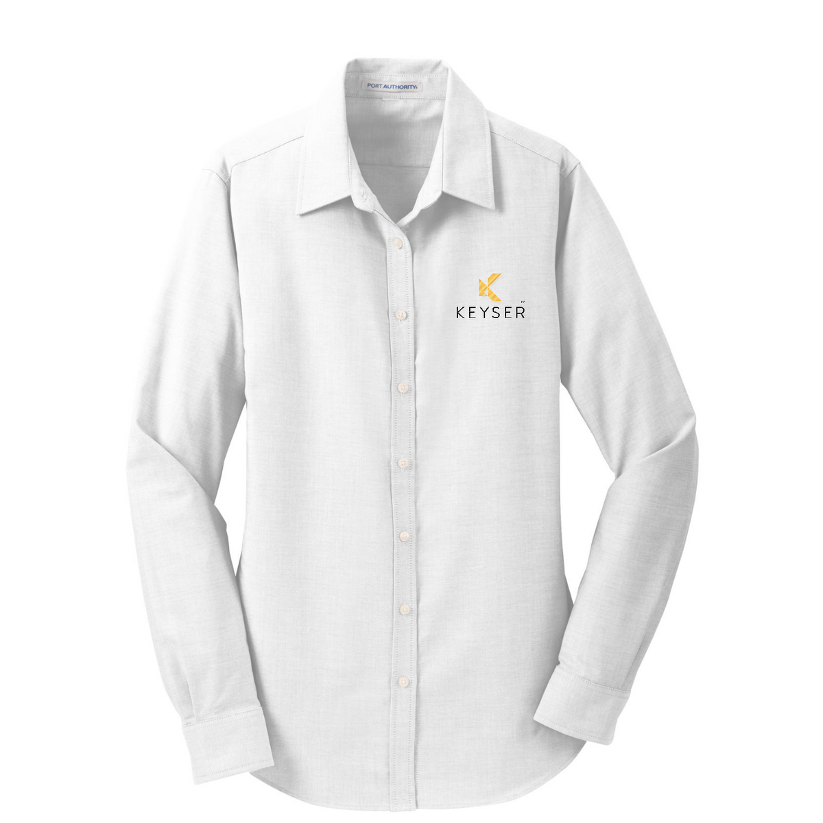 Port Authority Women's SuperPro Oxford Shirt — White