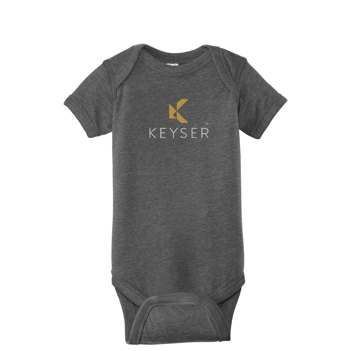 Rabbit Skins Infant Vintage Fine Jersey Bodysuit — Vintage Smoke