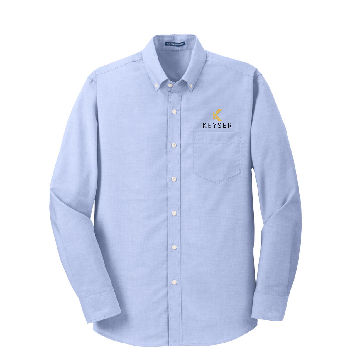 Port Authority SuperPro Oxford Shirt — Oxford Blue