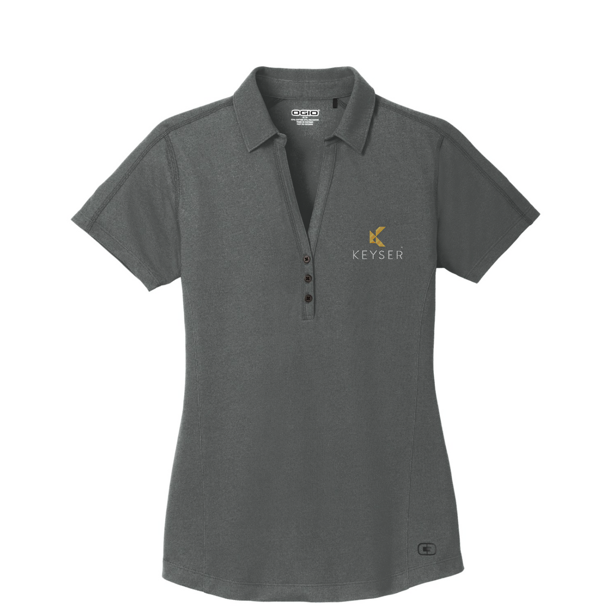 OGIO Women's Onyx Polo — Petrol Grey