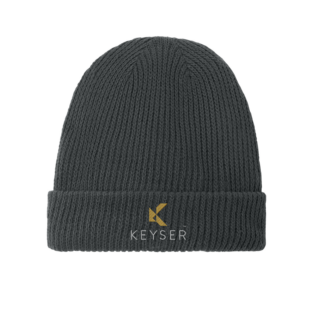 The North Face Circular Rib Beanie — Asphalt Grey