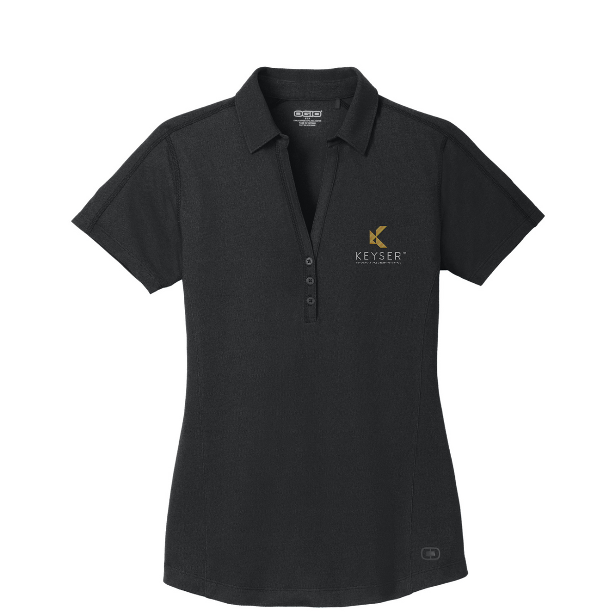 OGIO Women's Onyx Polo — Blacktop