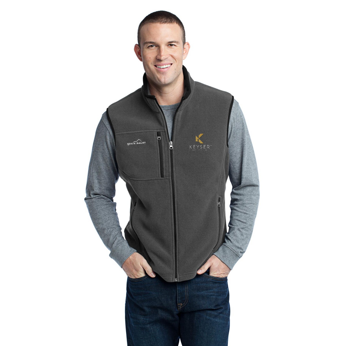 Eddie Bauer - Fleece Vest — model
