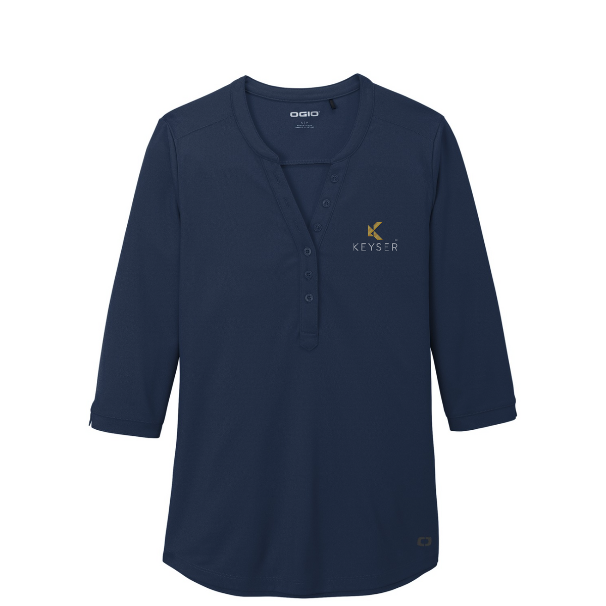OGIO Women's Jewel Henley — Navy