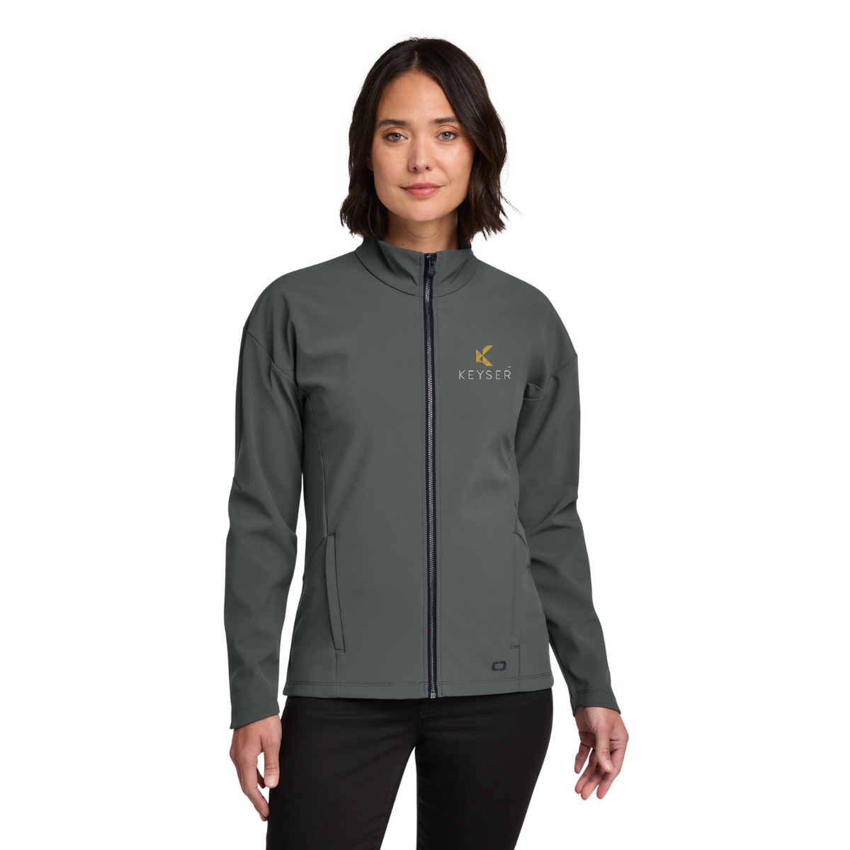 OGIO Women's Commuter Full-Zip Soft Shell — model