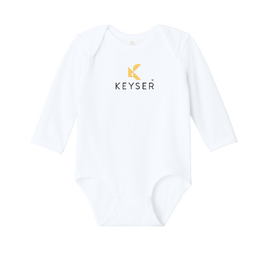Rabbit Skins Infant Long Sleeve Jersey Bodysuit — White