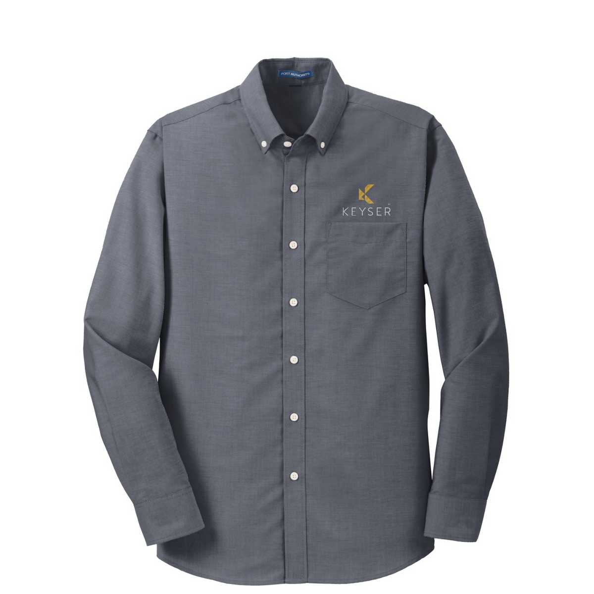 Port Authority SuperPro Oxford Shirt — Black